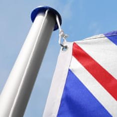 tectake Drog za zastavo, aluminij, nastavljiv po višini, Združeno kraljestvo