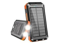 BOT Solarna napajalna banka SP2 1 panel 10000mAh, oranžna