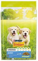 Friskies JUNIOR Pes piščanec, 8 kg