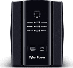 CyberPower UPS brezprekinitveno napajanje, 1500VA, 900W, črno (UT1500EG)