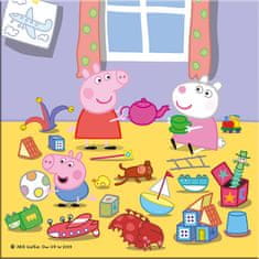 Dino Puzzle Peppa Pig na počitnicah 3x55 kosov