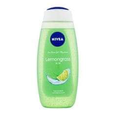 Nivea Lemongrass & Oil osvežujoč gel za prhanje z oljnimi perlicami 500 ml unisex