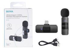 Boya BY-V1 Wireless Microphone 1RX-1TX - Lightning