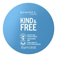 Rimmel Kind & Free Healthy Look Pressed Powder puder v prahu 10 g Odtenek 020 light