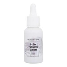 Makeup Revolution Glow Tanning Serum SPF30 serum z zaščito pred soncem za obraz 30 ml za ženske