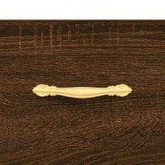 Vidaxl Klubske mizice 2 kosa rjavi hrast 50x50x40 cm inženirski les
