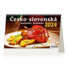 Namizni koledar 2024 - češko-slovaški kuhar