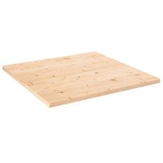 Vidaxl Mizna plošča 90x90x2,5 cm trdna borovina