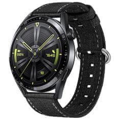 BStrap Denim pašček za Samsung Galaxy Watch 42mm, black