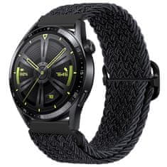 BStrap Braid Nylon pašček za Garmin Vivoactive 3, black