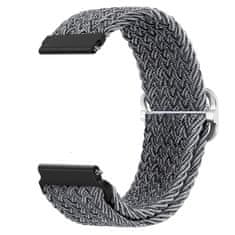 BStrap Braid Nylon pašček za Xiaomi Amazfit GTR 42mm, gray black