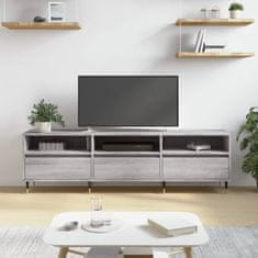 Vidaxl TV omarica siva sonoma 150x30x44,5 cm inženirski les