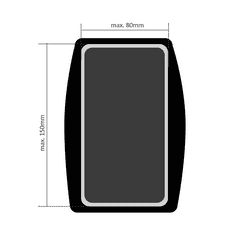 Maclean Prsni pas s torbico za telefon Maclean MC-446