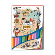 Barvni blok za papir A4 - Bodimo pirati