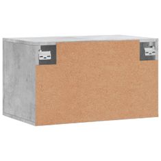 Greatstore Stenska omarica betonsko siva 60x36,5x35 cm inženirski les