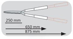 Proline 40050 Škarje za živo mejo 250 mm, Proline
