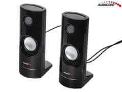 AUDIOCORE 8W USB Black Audiocore AC860 računalniški zvočniki