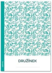 Optys Beležnica Družinek turkizna, 10 listov