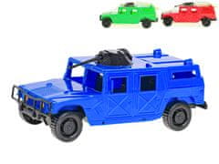 Avto SUV 23 cm - mešanica barv (modra, rdeča, zelena)