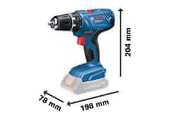 BOSCH Professional Akumulatorski vrtalni vijačnik GSR 180-LI + akumulatorski udarni vijačnik GDR 18V-160 + 2 bateriji 2,0 Ah (0615990M8J)