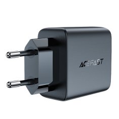 slomart hitri polnilec gan 35W pd 2x usb c acefast a49 - črn