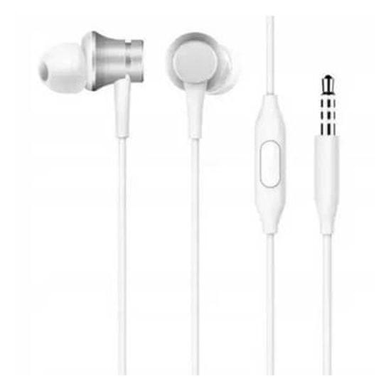 slomart xiaomi mi in-ear basic slušalke za ušesa srebrne barve (zbw4355ty)