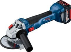 BOSCH Professional Akumulatorski kotni brusilnik GWS 18V-10 + akumulatorski kombinirani vijačnik GSB 18V-50 + 1x baterija 2,0 Ah + 1x baterija 5,0 Ah + XL-BOXX (0615990M9K)