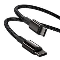 BASEUS Kabel USB-C - Hitro polnjenje USB-C 100W 2m - ves črn