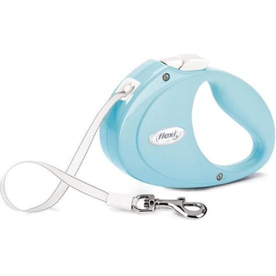 Flexi Pas Puppy 2 m svetlo modre barve 12 kg