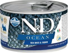 N&D DOG OCEAN Adult trska in lignji mini 140g