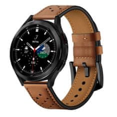 Tech-protect Leather pašček za Samsung Galaxy Watch 4 / 5 / 5 Pro / 6, brown