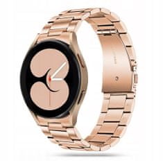 Tech-protect Stainless pašček za Samsung Galaxy Watch 4 / 5 / 5 Pro / 6, blush gold