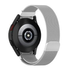 Tech-protect Milanese pašček za Samsung Galaxy Watch 4 / 5 / 5 Pro / 6, silver