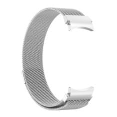 Tech-protect Milanese pašček za Samsung Galaxy Watch 4 / 5 / 5 Pro / 6, silver