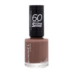 Rimmel 60 Seconds Super Shine hitro sušeči lak za nohte 8 ml Odtenek 101 taupe throwback