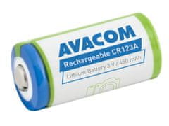 Avacom Baterija za polnjenje fotografij CR123A 3V 450mAh 1,4Wh