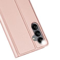 slomart dux ducis skin pro case za samsung galaxy a34 5g flip cover card wallet stand pink