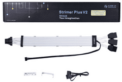 Lian Li Strimer Plus V2 12VHPWR kabel za grafično kartico, 3x 8 v 16-Pin, 8 LED, 335mm, RGB (PW168-8PV2)