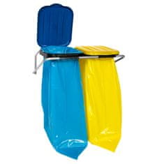 NEW Stenski nosilec za ločevanje odpadkov 2 barvi - 120L vrečke