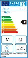 prenosna klimatska naprava 2,93 kW - bela