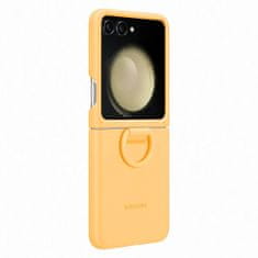 slomart silikonski ovitek z oprijemom za samsung galaxy z flip 5 - yellow