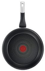 Tefal Tefal Unlimited G2550672 vse-namenska ponev, 28 cm, aluminij, nerjaveča površina, primerno za vse vrste štedilnikov, črna