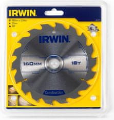 Irwin žaginega lista. SK 160x2,5x20/16 z18 IRWIN