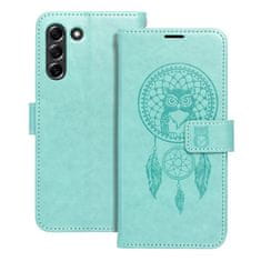 OEM MEZZO Kovček za knjigo za SAMSUNG S21 FE dreamcatcher green