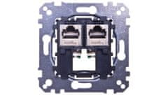 shumee Merten Dvojna računalniška vtičnica RJ45 cat.5e F/STP MTN4575-0012