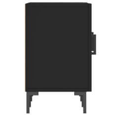 Vidaxl TV omarica črna 150x30x50 cm inženirski les