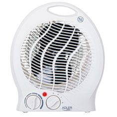 Adler Adler AD 7728 grelnik z ventilatorjem, 2000 W, z dvema stopnjama moči, bel