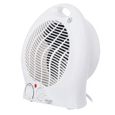 Adler Adler AD 7728 grelnik z ventilatorjem, 2000 W, z dvema stopnjama moči, bel