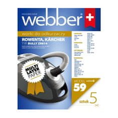 Webber ROWENTA BULLY ZR814,OK1800 x5 vrečk