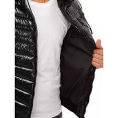 Dstreet Stilska moška zimska prešita jakna s kapuco STREET črna tx3846 3XL